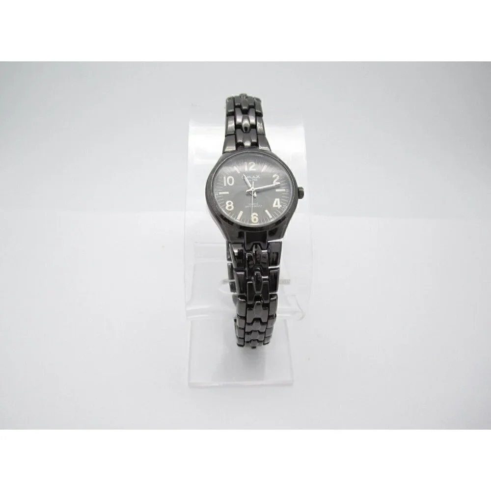 Women's QMAX Quartz WR Analog 27mm Dial Causal Round Watch (E518)